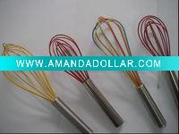 Wholesale 5'' wire silicone egg whisk