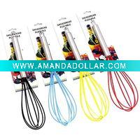 Wholesale silicone whisk with stainless steel