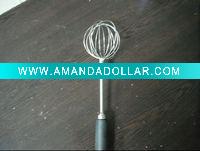 Wholesale round head stainless steel whisk