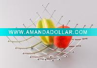 Chrome fruit holder