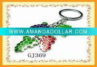Wholesale Bright Fruit Metal Key holder