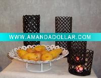 Wholesale metal candle holder, fruit holder-5/set