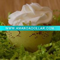 Wholesale Summer fruit wedding decoration paper cupcake wrapper/holder