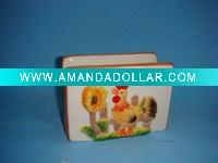ceramic napkin holder for easter