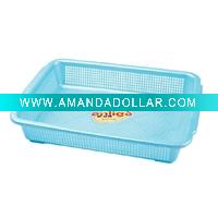 Wholesale rectangle plastic fruit basket