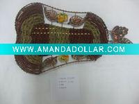 Wholesale PAAN /PIAR shape metal fruit basket