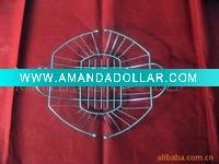 Wholesale Fashionable steel wire household storage multi-function fruit tray(chrome plated)