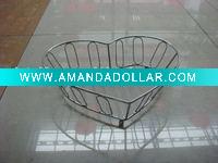 Wholesale Artistic household steel wire chrome plated fruit tray