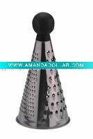 trapezoidal round grater