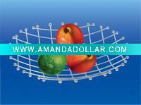 METAL BREAD OR FRUIT BASKET