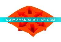 Silicone ice cube tray