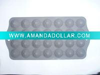 Diamond silicone ice cube tray