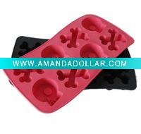 Wholesale Promotion Skull silicone ice cube tray