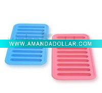 Silicone ice cube tray
