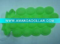 Silicone ice cube tray