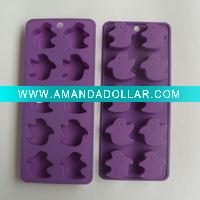 Silicone Ghost Shape Ice Cube Tray