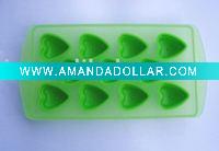 Wholesale TPR heart shape ice cube tray,promotion gift