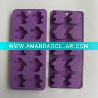 Wholesale 10 cups ghost shape ice cube tray Summer