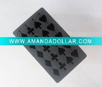Wholesale poker style 100% food grade Silicone ice tray