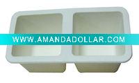 flexible silicone ice cube tray
