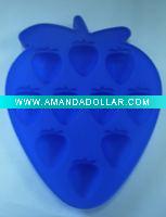 Wholesale silicone ice cube tary/ strawberry item