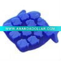 Wholesale Fish shape silicone Ice tray(CXIT-5033)