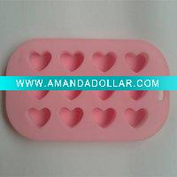 Wholesale 12 cups mini heart shape ice cube Summer