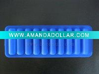 Wholesale Ten Round Stick Shape Silicone Ice Making Molds