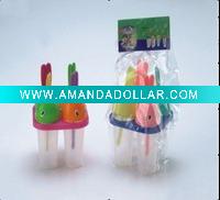 Wholesale plastic ice moud(4 pcs ice mould with rabbit shape)