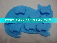 Wholesale cat shape ice cube tray