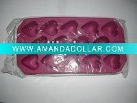 Wholesale Christmas heart shape ice cube tray