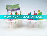 Wholesale plastic ice moud(6 pcs ice mould with elephant shape)