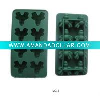 Silicone ice cube tray