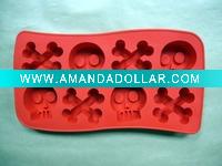 Wholesale Silicone Bone Chillers Ice Cube Tray