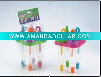 Wholesale plastic ice moud(4 pcs ice mould with umbrella shape)
