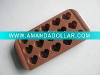 Silicone ice cube tray