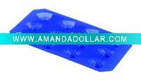 Silicone ice cube tray