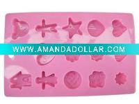 Wholesale Cute Shapes Silicone Ice Cube Tray