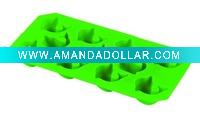 Silicone ice cube tray