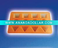 Silicone ice cube tray