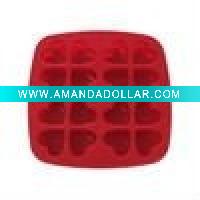 Wholesale Heart shape silicone Ice tray(CXIT-5030)
