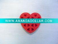 Silicone ice cube tray
