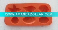 Silicone ice cube tray