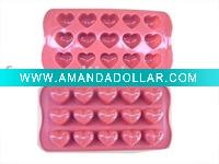 Wholesale Hearted Shape Silicone Ice Cube Tray
