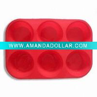 Silicone ice cube tray