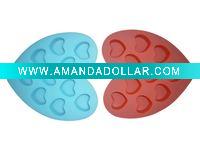 Silicone ice cube trays