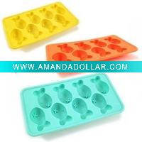 Wholesale lovely fish shape silicone ice cube