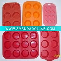 various colors round shape silicone ice cube