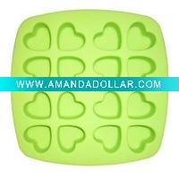 Silicone ice cube trays