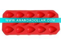 Silicone ice cube trays
